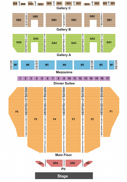 Fox Theatre Jeff Dunham Seating Chart